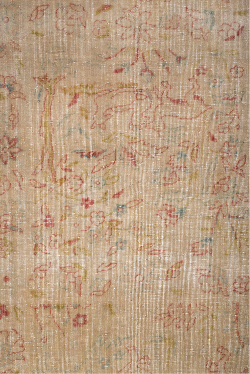 Vintage Tabriz Area Rug (9' x 12')